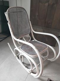 sedia a dondolo shabby chic 