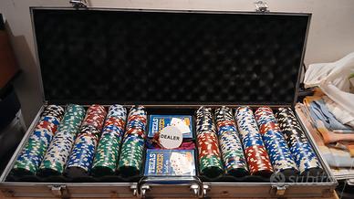 Valigetta in alluminio per gioco del poker 