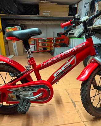 Bici bambino raggio 14 di Cars