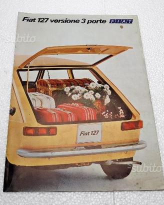 Pieghevole Fiat 127 anno 1974