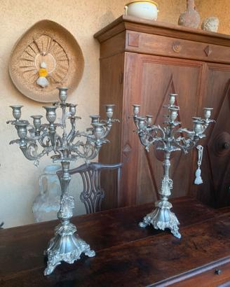 Coppia di candelabri