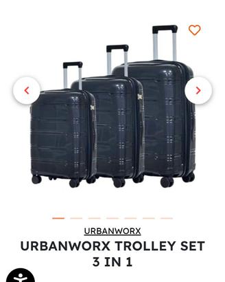 set di valigie da viaggio 
