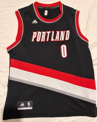Canotta Basket NBA Portland Lillard