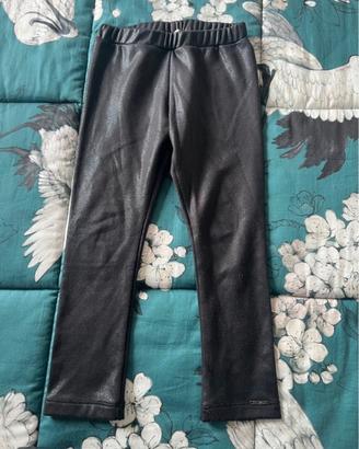 Liu Jo Bambina Leggings Neri Brillantinati 5 anni