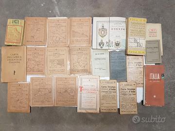Carte stradali d'epoca