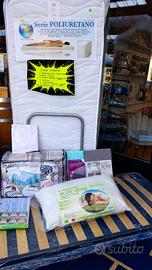 Set Letto Completo: Rete, Materasso + Kit Tessile