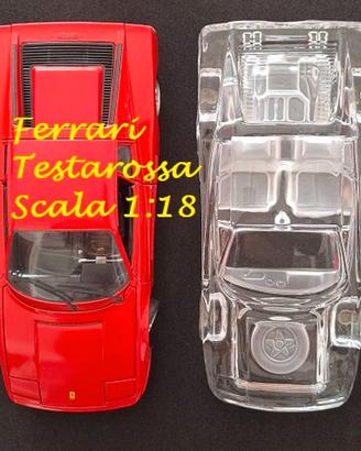Ferrari Testarossa Cristallo Modellino in cristall