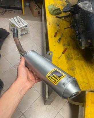 silenziatore honda cr 125