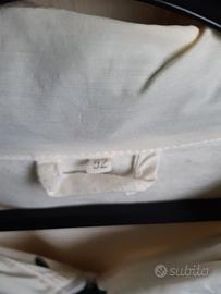 Giacca da uomo bianca e verde