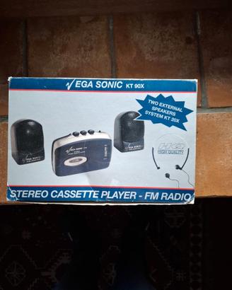 Lettore cassette e stereo portatile Vega Sonic KT
