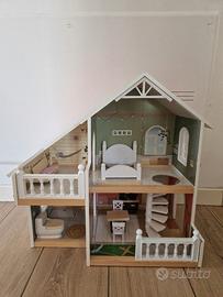 Casa delle bambole di legno + famiglie SmartFoot