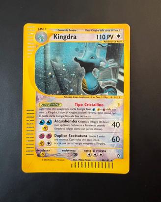 Kingdra aquapolis cristallino pokemon 148/147