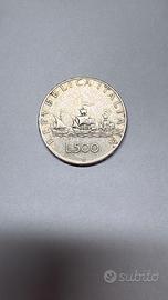 500 lire Caravelle Argento