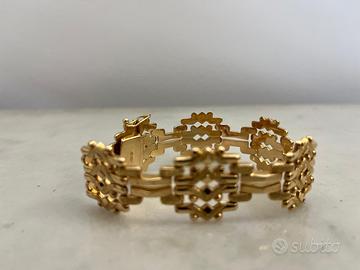bracciale vintage in oro 750