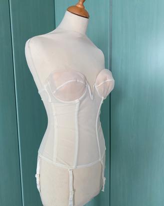 Bustino  Vintage con reggicalze tg 2B Penrose