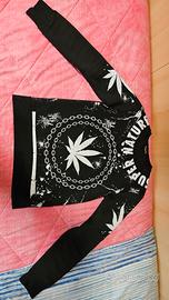 Felpa/Maglione Deepyou Super Nature Nera