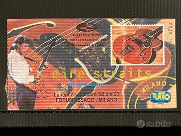 Dire Straits Biglietto Concerto 1992