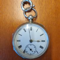 Orologio da tasca antico in argento.