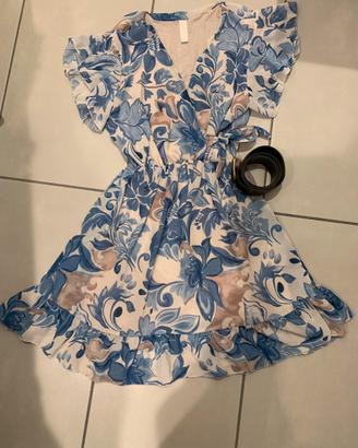 Vestito donna taglia unica con cintura
