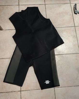tuta fitness brucia calorie uomo XL 