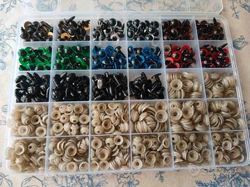 set occhi e naselli per amigurumi e peluche - 1400