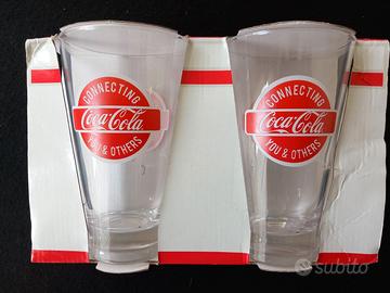 Coppia bicchieri Coca Cola Luminarc nuovi