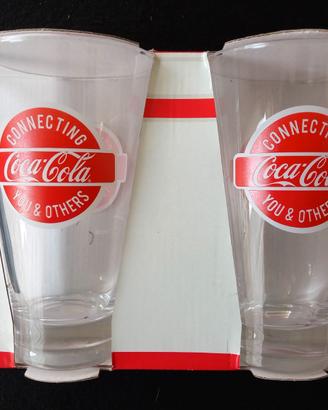 Coppia bicchieri Coca Cola Luminarc nuovi