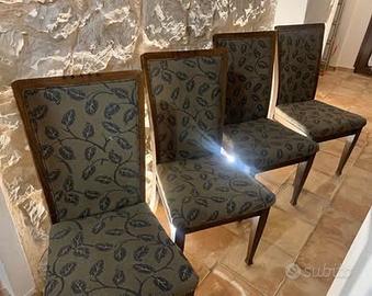4 Sedie in legno