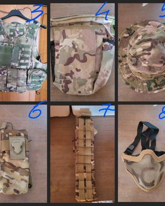 ABBIGLIAMENTO/EQUIPAGGIAMENTO PER SOFTAIR/CACCIA