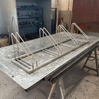 Portabici in ferro inox