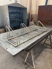 Portabici in ferro inox