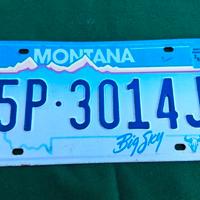 Targa vintage americana Stato del Montana del 2000