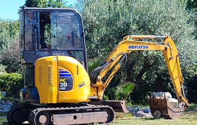 Komatsu pc20mr miniescavatore