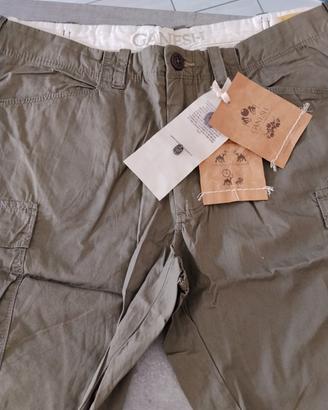 Bermuda Uomo Ganesh Cargo Tg 33 Verde Militar