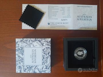 SOVRANA AUSTRALIA 1/4 oz argento 999/1000