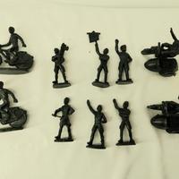 lotto soldatini Atlantic anni 70 scala 1:32