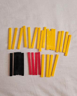 lotto canaline distanziatori plastica 30 pezzi