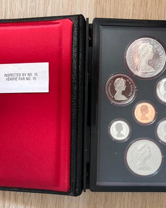 Royal Canadian Mint del 1981 fondo specchio
