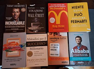 Blocco 8 libri business e motivazionali