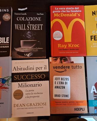 Blocco 8 libri business e motivazionali
