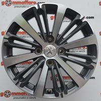 4 cerchi lega peugeot 208 r16 lt5290