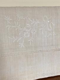 NUOVO Lenzuolo antico fatto a mano