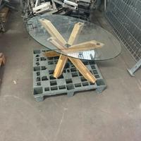 Tavolino ovale in vetro jysk 100x60x45