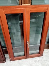nuova!!! finestra legno/alluminio 