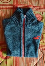 Cardigan Hollister Grigio Tg S
