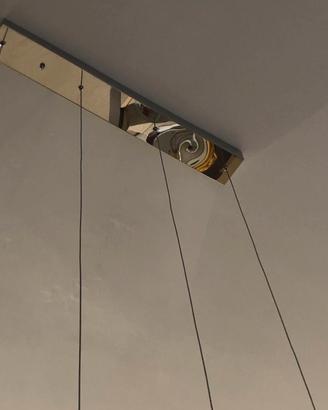 Lampadario moderno con 4 sfere luminose