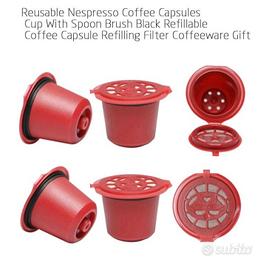 capsula riutilizzabile ricaricabile in plastica 