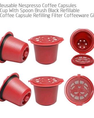 capsula riutilizzabile ricaricabile in plastica 