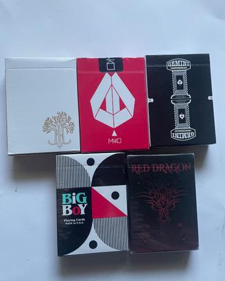 Mazzi di carte per magia e cardistry nuove