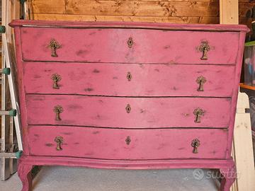 cassettiera shabby chic 